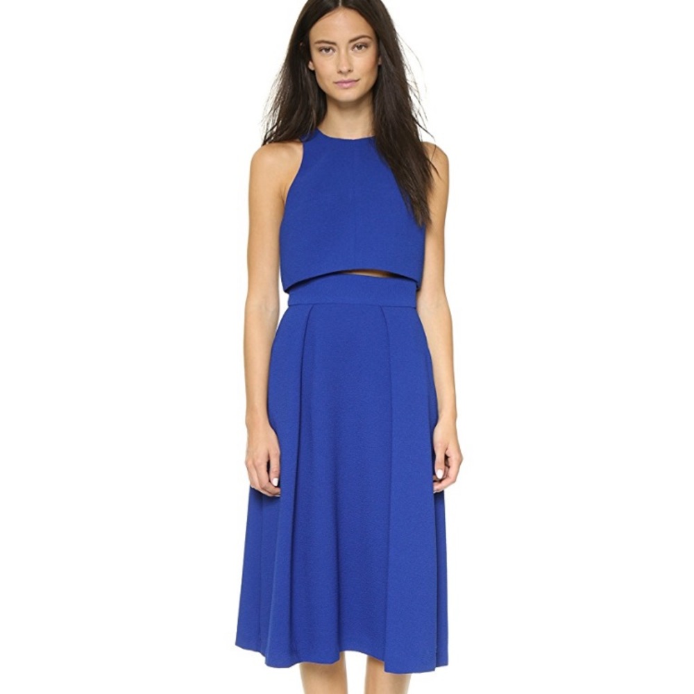 Black Halo Sanibel Two-piece Midi Dress